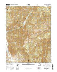 Cement Mountain Colorado Current topographic map, 1:24000 scale, 7.5 X 7.5 Minute, Year 2016