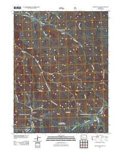 Center Mountain Colorado Historical topographic map, 1:24000 scale, 7.5 X 7.5 Minute, Year 2011