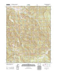 Center Mountain Colorado Historical topographic map, 1:24000 scale, 7.5 X 7.5 Minute, Year 2013