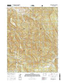 Center Mountain Colorado Current topographic map, 1:24000 scale, 7.5 X 7.5 Minute, Year 2016