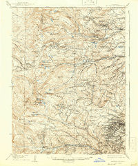 Central City Colorado Historical topographic map, 1:62500 scale, 15 X 15 Minute, Year 1912