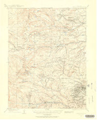 Central City Colorado Historical topographic map, 1:62500 scale, 15 X 15 Minute, Year 1910