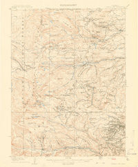 Central City Colorado Historical topographic map, 1:62500 scale, 15 X 15 Minute, Year 1912
