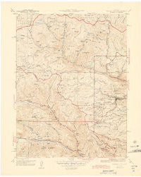 Central City Colorado Historical topographic map, 1:31680 scale, 7.5 X 7.5 Minute, Year 1944
