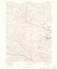 Central City Colorado Historical topographic map, 1:24000 scale, 7.5 X 7.5 Minute, Year 1942