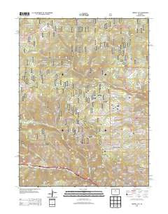 Central City Colorado Historical topographic map, 1:24000 scale, 7.5 X 7.5 Minute, Year 2013