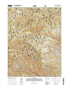 Central City Colorado Current topographic map, 1:24000 scale, 7.5 X 7.5 Minute, Year 2016