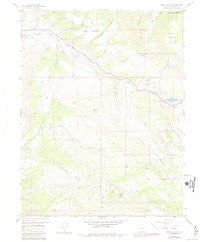 Cerro Summit Colorado Historical topographic map, 1:24000 scale, 7.5 X 7.5 Minute, Year 1957