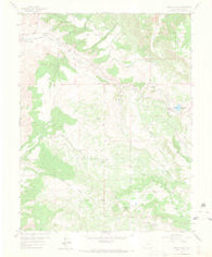 Cerro Summit Colorado Historical topographic map, 1:24000 scale, 7.5 X 7.5 Minute, Year 1957