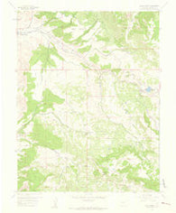 Cerro Summit Colorado Historical topographic map, 1:24000 scale, 7.5 X 7.5 Minute, Year 1957