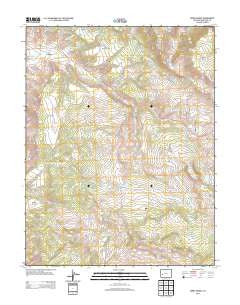 Cerro Summit Colorado Historical topographic map, 1:24000 scale, 7.5 X 7.5 Minute, Year 2013