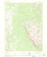 Chair Mountain Colorado Historical topographic map, 1:24000 scale, 7.5 X 7.5 Minute, Year 1963