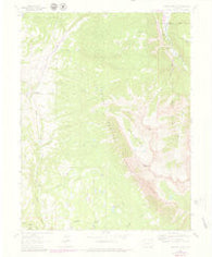 Chair Mountain Colorado Historical topographic map, 1:24000 scale, 7.5 X 7.5 Minute, Year 1963