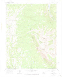 Chair Mountain Colorado Historical topographic map, 1:24000 scale, 7.5 X 7.5 Minute, Year 1963