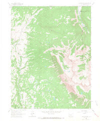 Chair Mountain Colorado Historical topographic map, 1:24000 scale, 7.5 X 7.5 Minute, Year 1963