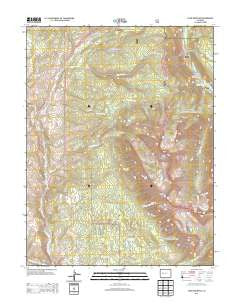 Chair Mountain Colorado Historical topographic map, 1:24000 scale, 7.5 X 7.5 Minute, Year 2013