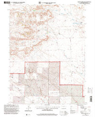 Chalk Bluffs East Colorado Historical topographic map, 1:24000 scale, 7.5 X 7.5 Minute, Year 1997