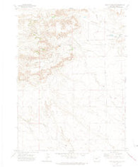 Chalk Bluffs East Colorado Historical topographic map, 1:24000 scale, 7.5 X 7.5 Minute, Year 1972