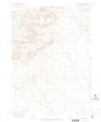 Chalk Bluffs East Colorado Historical topographic map, 1:24000 scale, 7.5 X 7.5 Minute, Year 1972