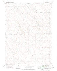 Chalk Bluffs SE Colorado Historical topographic map, 1:24000 scale, 7.5 X 7.5 Minute, Year 1972