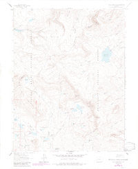 Chalk Mountain Colorado Historical topographic map, 1:24000 scale, 7.5 X 7.5 Minute, Year 1961