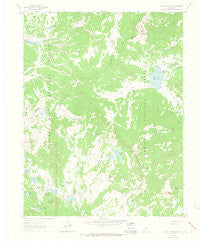 Chalk Mountain Colorado Historical topographic map, 1:24000 scale, 7.5 X 7.5 Minute, Year 1961
