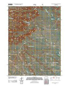 Chalk Bluffs East Colorado Historical topographic map, 1:24000 scale, 7.5 X 7.5 Minute, Year 2011