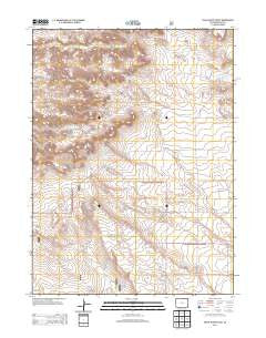 Chalk Bluffs East Colorado Historical topographic map, 1:24000 scale, 7.5 X 7.5 Minute, Year 2013