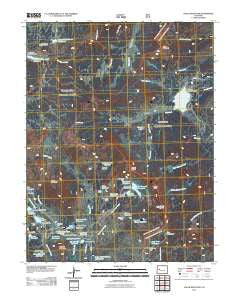 Chalk Mountain Colorado Historical topographic map, 1:24000 scale, 7.5 X 7.5 Minute, Year 2011