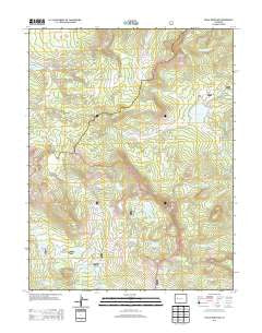 Chalk Mountain Colorado Historical topographic map, 1:24000 scale, 7.5 X 7.5 Minute, Year 2013