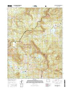 Chalk Mountain Colorado Current topographic map, 1:24000 scale, 7.5 X 7.5 Minute, Year 2016