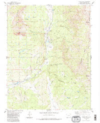 Chama Peak Colorado Historical topographic map, 1:24000 scale, 7.5 X 7.5 Minute, Year 1984