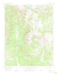 Chama Peak Colorado Historical topographic map, 1:62500 scale, 15 X 15 Minute, Year 1957