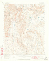 Chama Peak Colorado Historical topographic map, 1:62500 scale, 15 X 15 Minute, Year 1957
