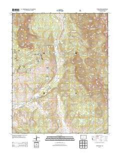 Chama Peak Colorado Historical topographic map, 1:24000 scale, 7.5 X 7.5 Minute, Year 2013