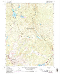 Chambers Lake Colorado Historical topographic map, 1:24000 scale, 7.5 X 7.5 Minute, Year 1962