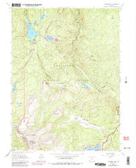 Chambers Lake Colorado Historical topographic map, 1:24000 scale, 7.5 X 7.5 Minute, Year 1962
