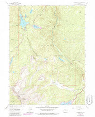 Chambers Lake Colorado Historical topographic map, 1:24000 scale, 7.5 X 7.5 Minute, Year 1962
