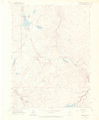 Chambers Lake Colorado Historical topographic map, 1:24000 scale, 7.5 X 7.5 Minute, Year 1962