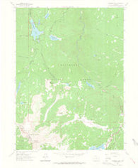 Chambers Lake Colorado Historical topographic map, 1:24000 scale, 7.5 X 7.5 Minute, Year 1962