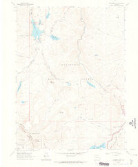 Chambers Lake Colorado Historical topographic map, 1:24000 scale, 7.5 X 7.5 Minute, Year 1962