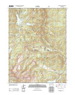 Chambers Lake Colorado Historical topographic map, 1:24000 scale, 7.5 X 7.5 Minute, Year 2013