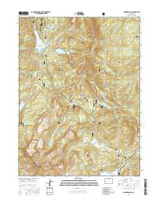 Chambers Lake Colorado Current topographic map, 1:24000 scale, 7.5 X 7.5 Minute, Year 2016