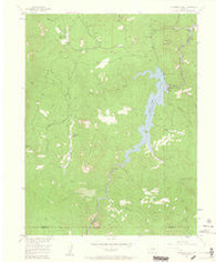 Cheesman Lake Colorado Historical topographic map, 1:24000 scale, 7.5 X 7.5 Minute, Year 1956