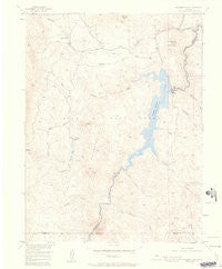 Cheesman Lake Colorado Historical topographic map, 1:24000 scale, 7.5 X 7.5 Minute, Year 1956