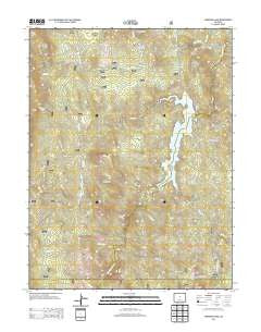 Cheesman Lake Colorado Historical topographic map, 1:24000 scale, 7.5 X 7.5 Minute, Year 2013