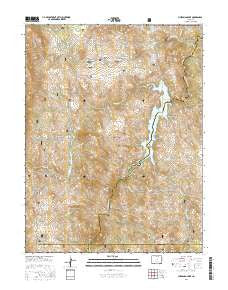 Cheesman Lake Colorado Current topographic map, 1:24000 scale, 7.5 X 7.5 Minute, Year 2016