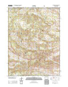 Cherokee Park Colorado Historical topographic map, 1:24000 scale, 7.5 X 7.5 Minute, Year 2013