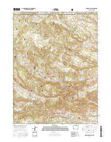 Cherokee Park Colorado Current topographic map, 1:24000 scale, 7.5 X 7.5 Minute, Year 2016