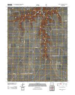 Cherry Canyon Colorado Historical topographic map, 1:24000 scale, 7.5 X 7.5 Minute, Year 2011